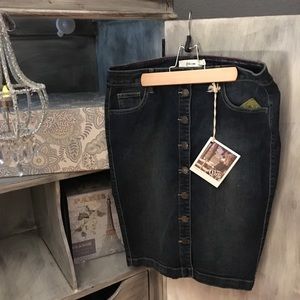 Ladies denim skirt new